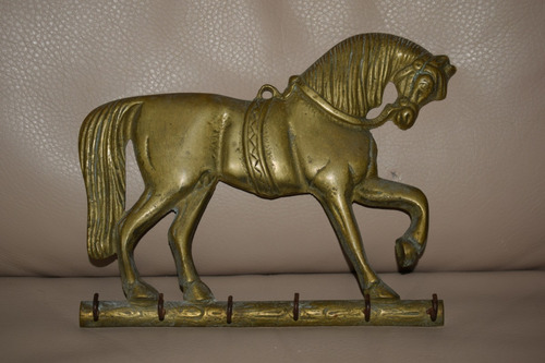 Portallaves-antiguo-caballo-bronce