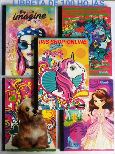 Libretas Escolares Una Linea 100 Hojas Precio Por 8 Libretas