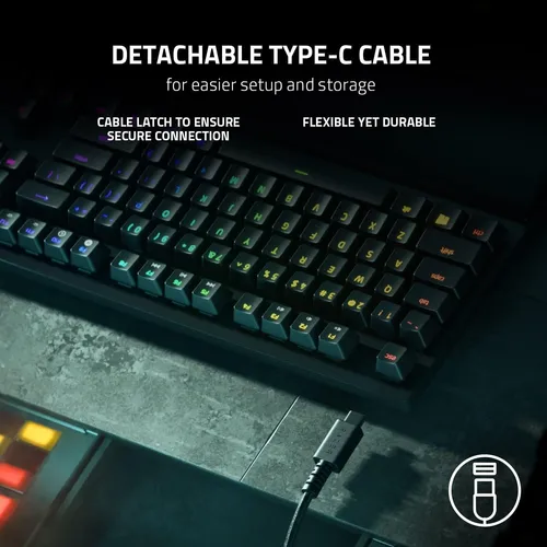 Razer Huntsman V2 Tkl Teclado Juegos Sin Llave: Interru...