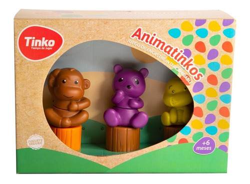 Animatinkos Encastrable Animales Con Tronquitos - Tinko