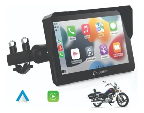 Carpuride W702s Pro Multimidia Moto Universal Carplay Auto