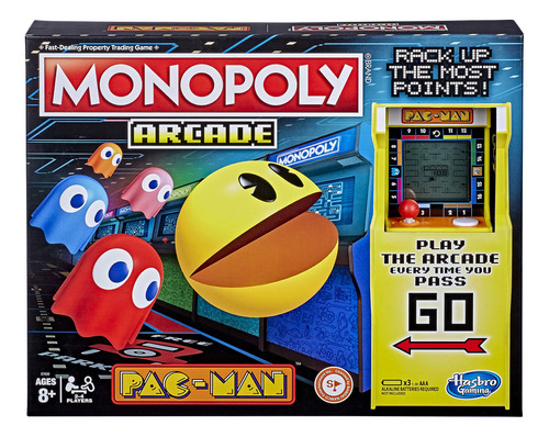 Monopoly Arcade Pac-man Juego De Mesa Para Niños A Partir .
