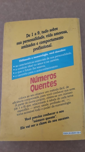 Numerologia E Números Quentes = Livro De Jean Simpson 1987