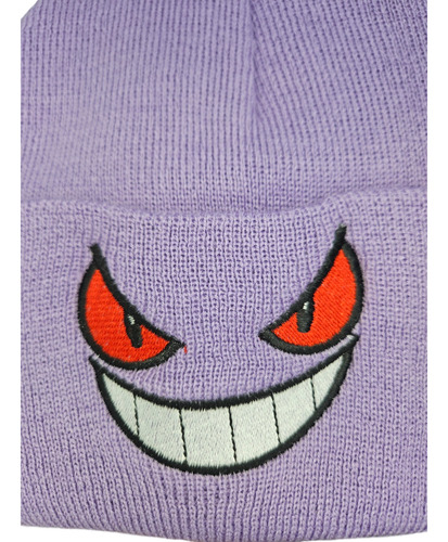 Gorro Pokemon Morado Bordado Premium Beanie