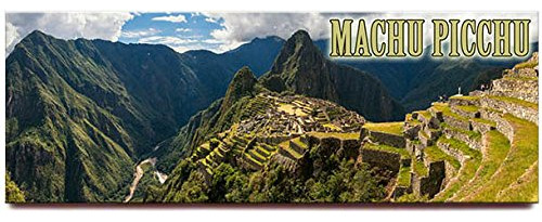 Imán Panorámico De Nevera Machu Picchu Región Cusco Peru Tra