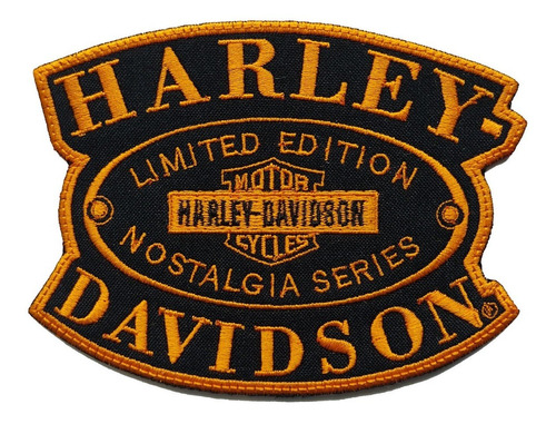 Parche Bordado Limited Edition  Harley Davidson  Nostalia Se