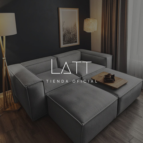 Sala Esquinera Moderna Latt Sillón Modular Soft Microleather