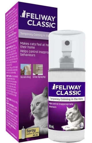 Feromona Gatos Feliway Spray Calma Stress Ansiedad Roturas