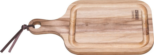Kit Asado Tramontina Tabla Madera 46x23 Cm + Cubiertos Pampa