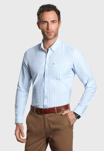 Camisa Hombre Rioja Celeste New Man Fw 2022