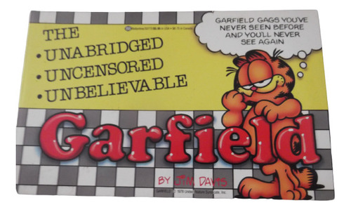 Uncensored Garfield Book Jim Davies En Ingles Original