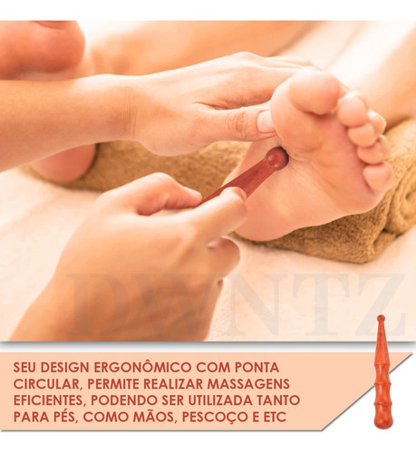 Bastão Reflexologia Podal Reflexoterapia Pé Ponta Em Círculo