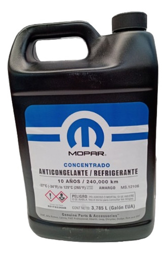 Anticongelante Mopar Fórmula 10 Años, Morado,   #68175336ab