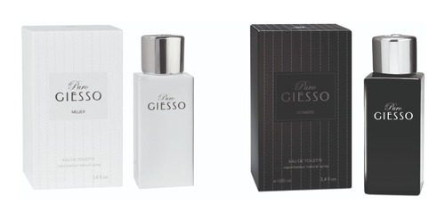 Pack X2 Perfumes Giesso Puro X50 Ml  Mujer/hombre