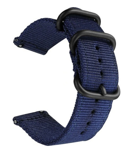 Pulseira Force Compatível Garmin Venu 3s 45mm, Xiaomi E500 Cor Azul-escuro