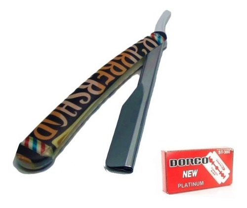 Barbera Navaja Afeitar Pasta De Diseños + 20 Cuchillas Hombr