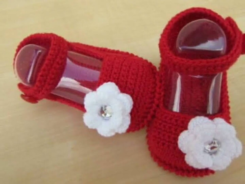 Hermosos Zapaticos A Crochet Para Bebe