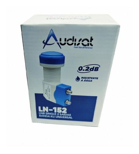 Lnb Ku Duplo De Alto Ganho 60db 0,2 Db Receptor Full Hd 4k