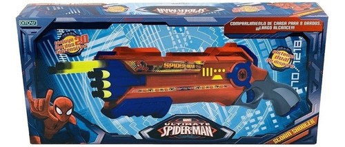Spiderman Pistola Lanza Dardos Storm Shooter Escopeta Ditoys