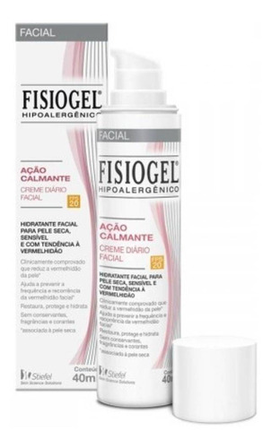 Fisiogel Creme Facial A.i. Fps 20 Ação Calmante 40ml