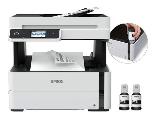 Epson Multifunción Ecotank M3170 Monocromo Wifi Red Duplex Color Blanco/negro