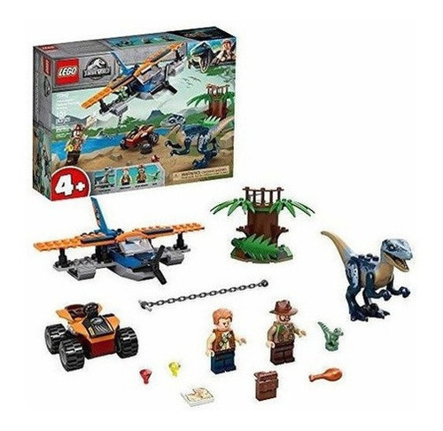 Lego Jurassic World Velociraptor: Misión De Rescate Biplano