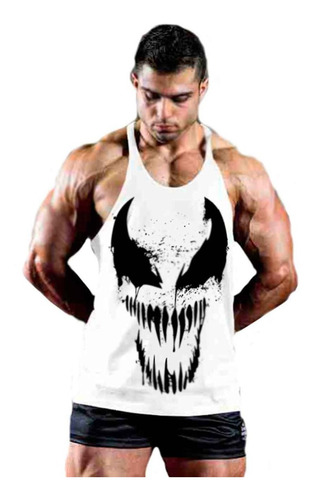 Imagen 1 de 1 de Musculosa Venom Gym Hombre Super Héroes Art 7114