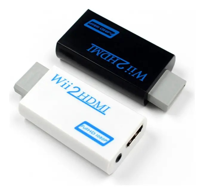 Adaptador conversor de áudio e vídeo Nintendo Wii Hdmi 2.0