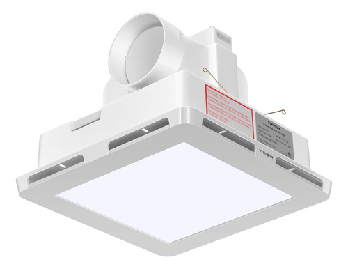 Ventilador De Ventilación Y Escape De Baño Con Luz Led, Vent