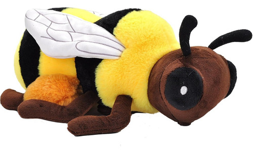 Peluche De Abeja Reina Miel Abejorro Wild Republic Honey Bee Color Amarillo