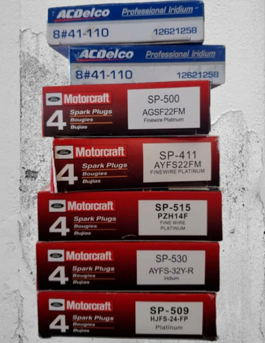 Bujías Motorcraft Y Acdelco 