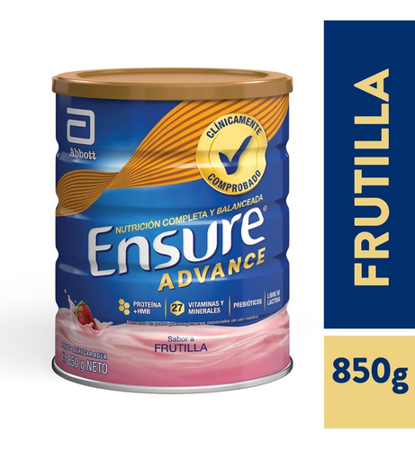 Ensure Advance Frutilla 850g