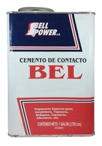 Pega Amarilla Bell Power Bel 400 Galon 3.785lts Contac 1000