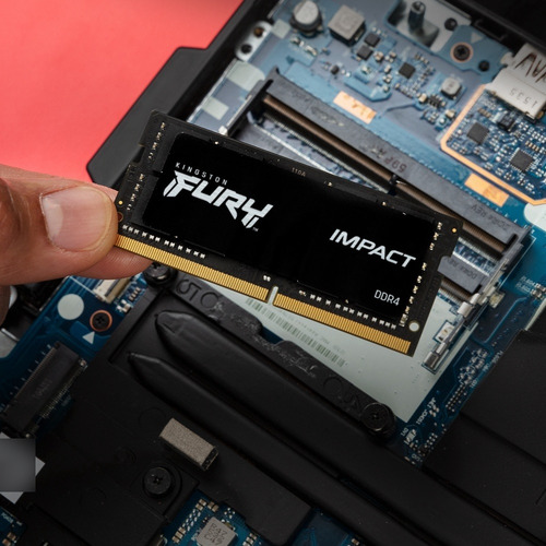Memoria Ram Fury Impact Gamer Color Negro 32gb 1 Kingston Kf