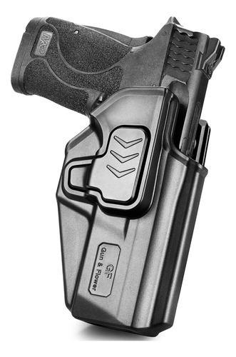Funda Holster 9mm 380 Ez M & P Shield Kydex Owb Clip Ajustab