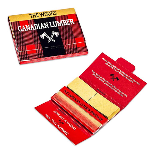 Papel Canadian Lumber The Woods 1 1/4+tips/lamanoworld