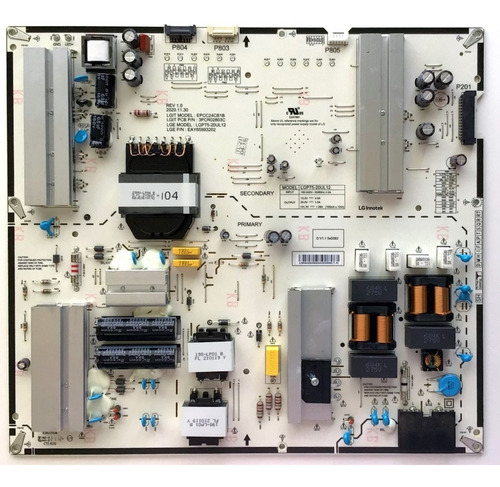 Fuente Lg Eay65893202 / Lgp75-20ul12 Modelo 75nano85apa (Usado)
