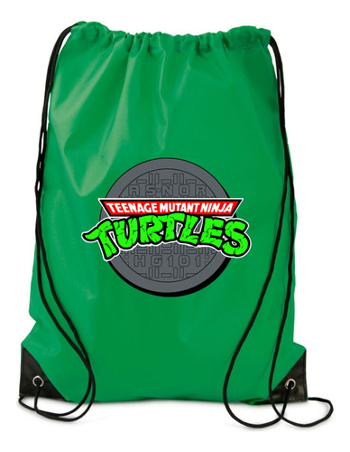 Tortugas Ninja X Deportiva Impermeable Gym Maleta Bolsa