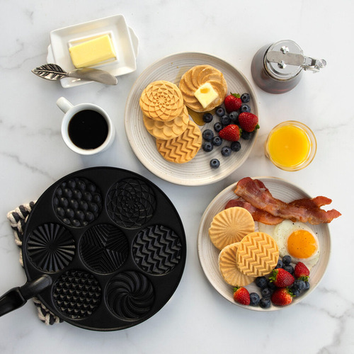 Sarten Para Pancakes Patterns Nordic Ware Color Negro
