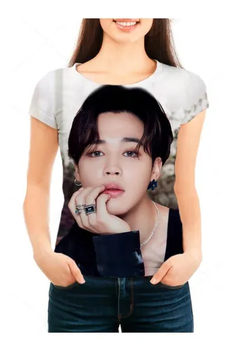 Camiseta Feminina Babylook Bts Album Be Jimin Parcelamento sem juros