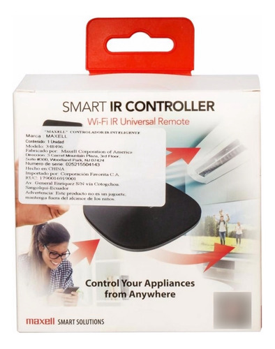 Control Remoto Smart Home Universal Ir Controller Maxell