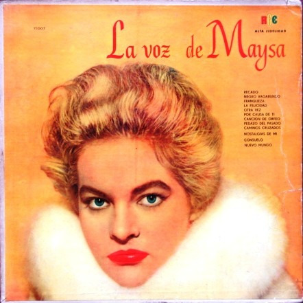 Maysa - La Voz De Maysa - Lp Vinilo 1959 - Brasil