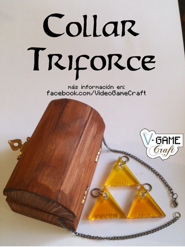 Collares Triforce (trifuerza) De Tloz Con 3 Piezas