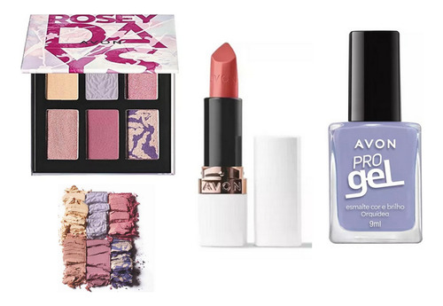 Kit Avon Coleção Rosey Days Paleta De Sombras ( Última)