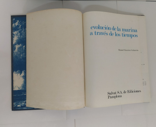 Libro Evolución De La Marina A Través De Los Tiempos, Usado.