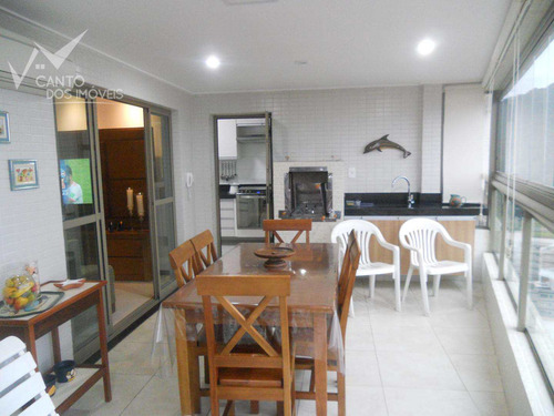 Imagem 14 de 30 de Apartamento Com 3 Dorms, Canto Do Forte, Praia Grande - R$ 990.000,00, 130m² - Codigo: 325 - V325