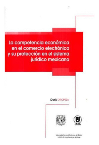 Libro: Competencia Económica En El Comercio Electrónico Y Su