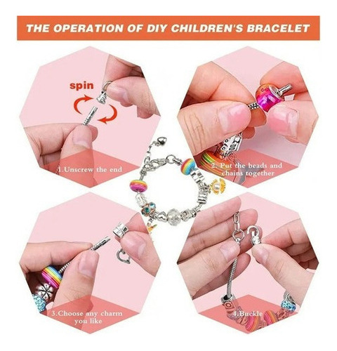 Juego De Pulseras Con Cuentas Y Caja De Almacenamiento, Rega