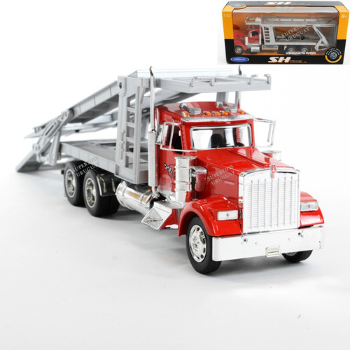 Camion Kenworth W900 Car Carrier Coleccion Welly 1:32 St