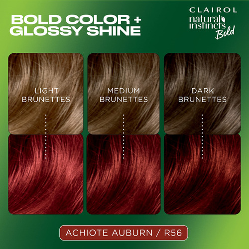 Tinte Para El Cabello Clairol Natural Instincts Bold R56 Ach